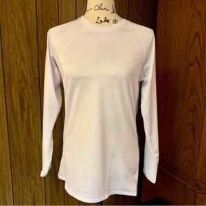 White Long Sleeve Women's Compression Top